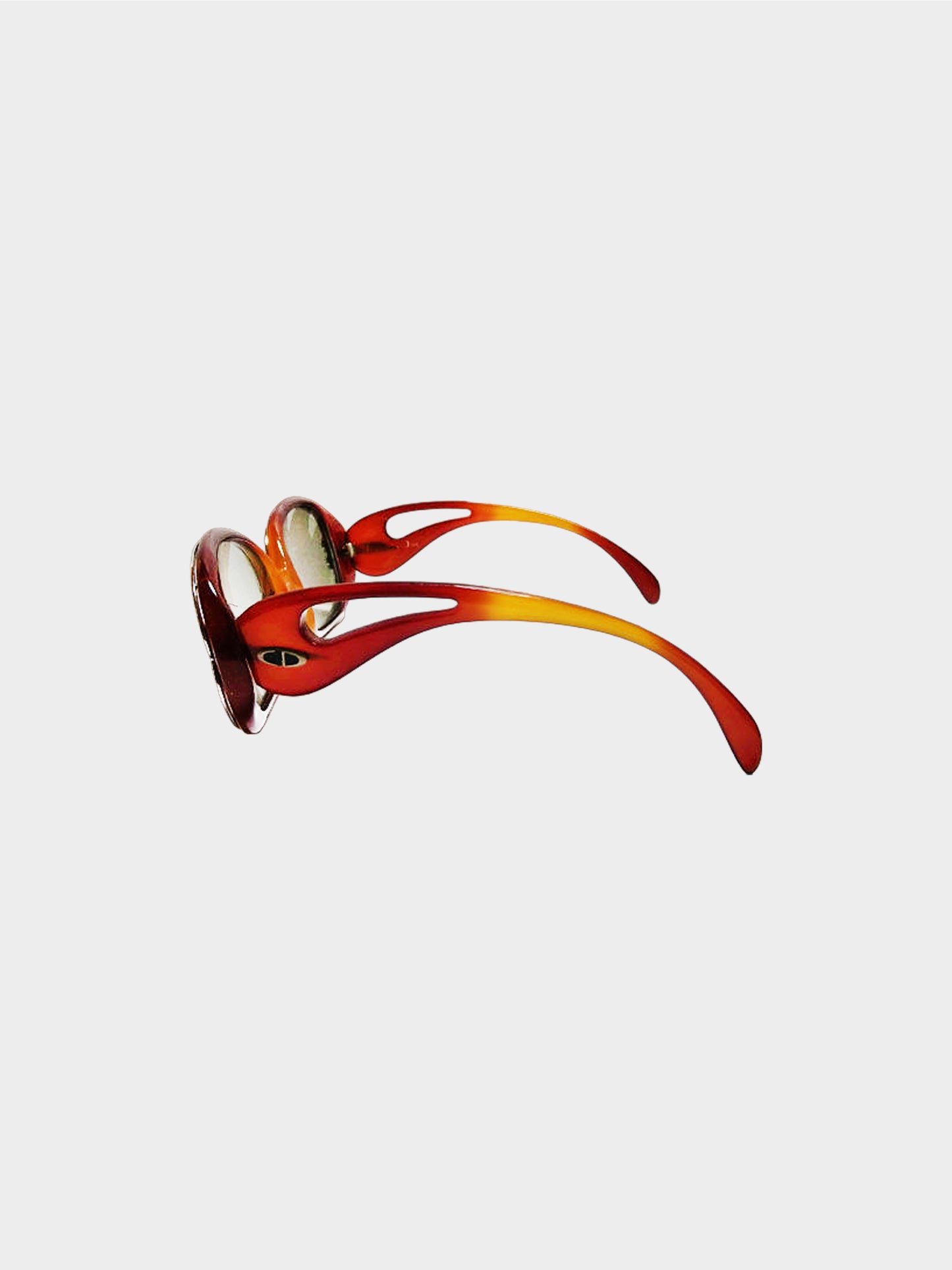 Christian Dior 1990s Rare Amber Prescription Sunglasses