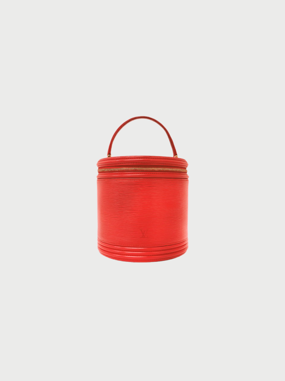 Louis Vuitton 1990s Castilian Red Epi Cannes Vanity Bag