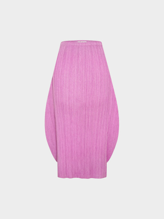 Issey Miyake Pleats Please 2005 Lilac Pleated Skirt