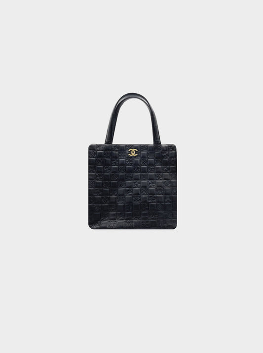 Chanel 2003-2004 Mini Black Precious Symbols Tote Bag
