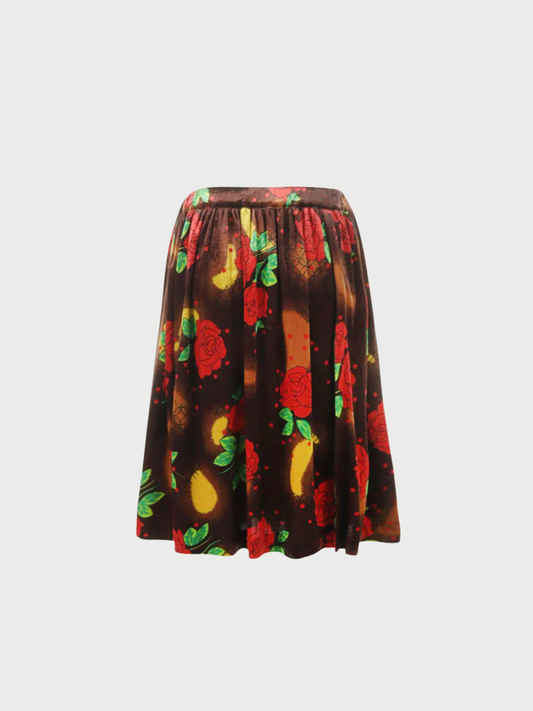 Comme des Garçons FW 2012 Multicolor Rayon Polyester Skirt
