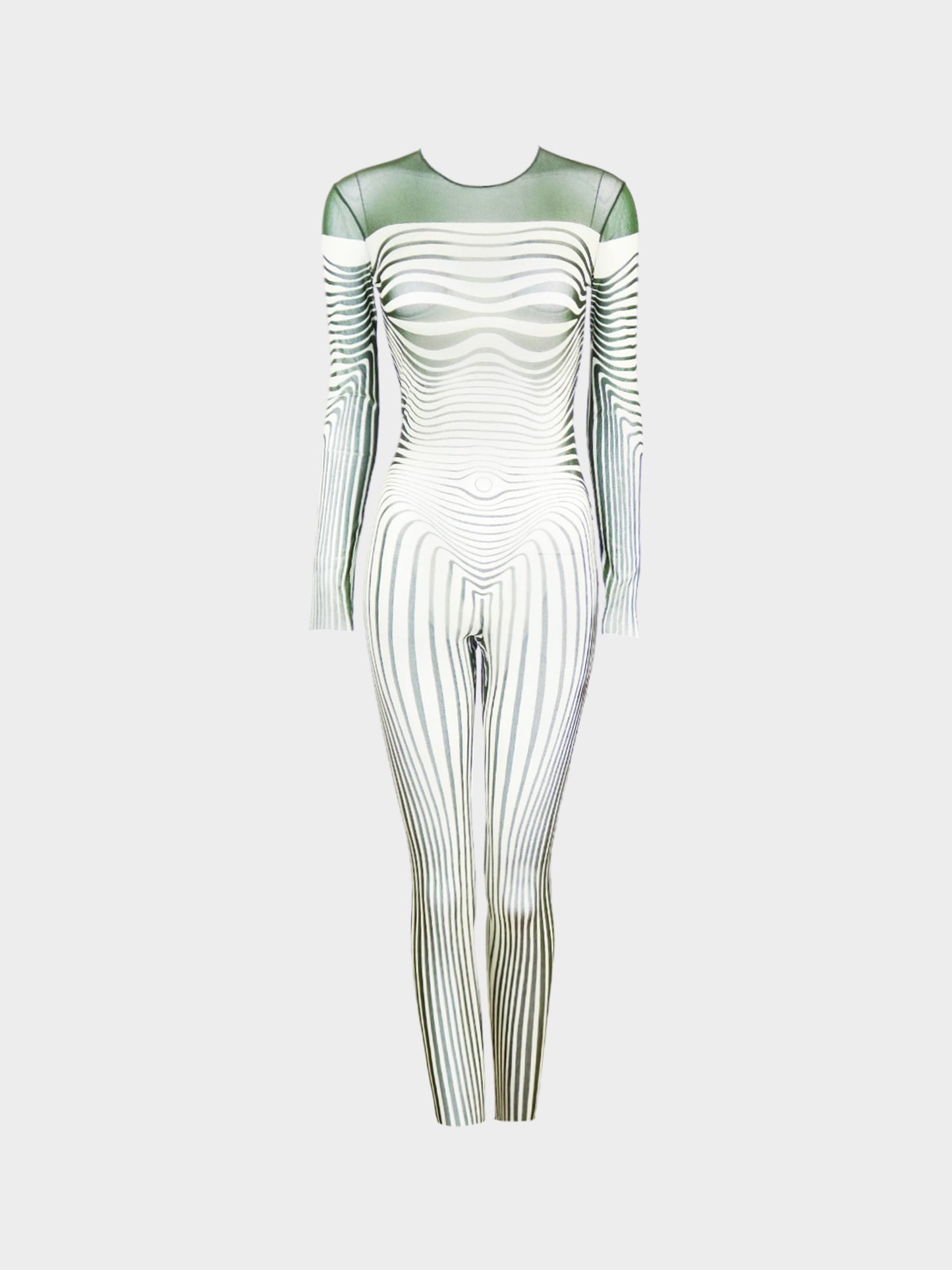 Jean Paul Gaultier SS 1996 Maille Cyberbaba Mesh Jumpsuit