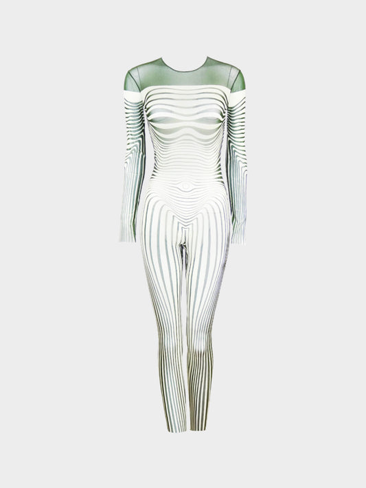 Jean Paul Gaultier SS 1996 Maille Cyberbaba Mesh Jumpsuit