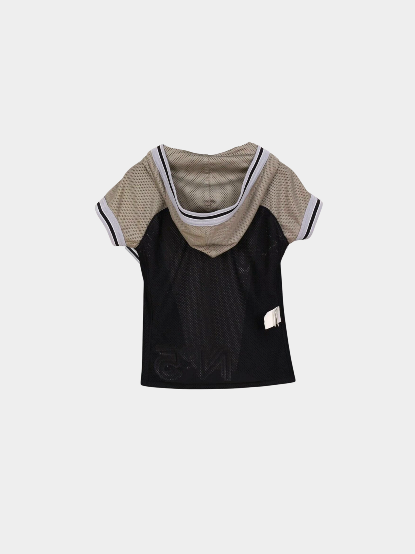 Chanel 2000s Monochrome Mesh Sport Top