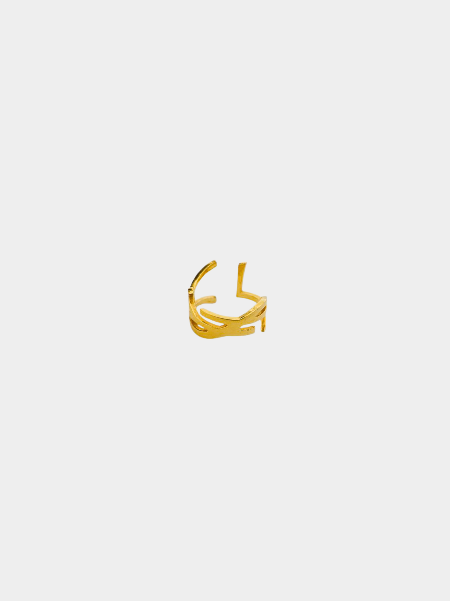 Yves Saint Laurent 2000s Gold Opium Twist Ring