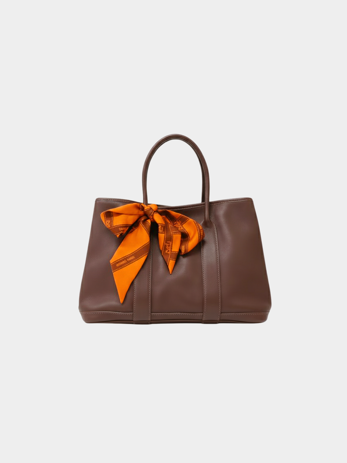 Hermès 2000s Havana Swift Leather Garden Party TPM