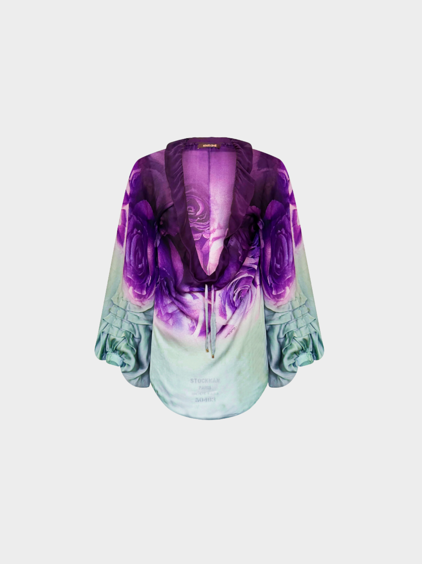 Roberto Cavalli SS 2008 Purple and Blue Blouse