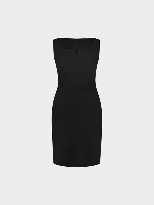 Gianni Versace FW 2010 Black Sleeveless Sheath Dress