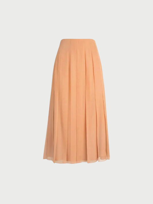 Gucci 2000s Pink Silk Chiffon Skirt