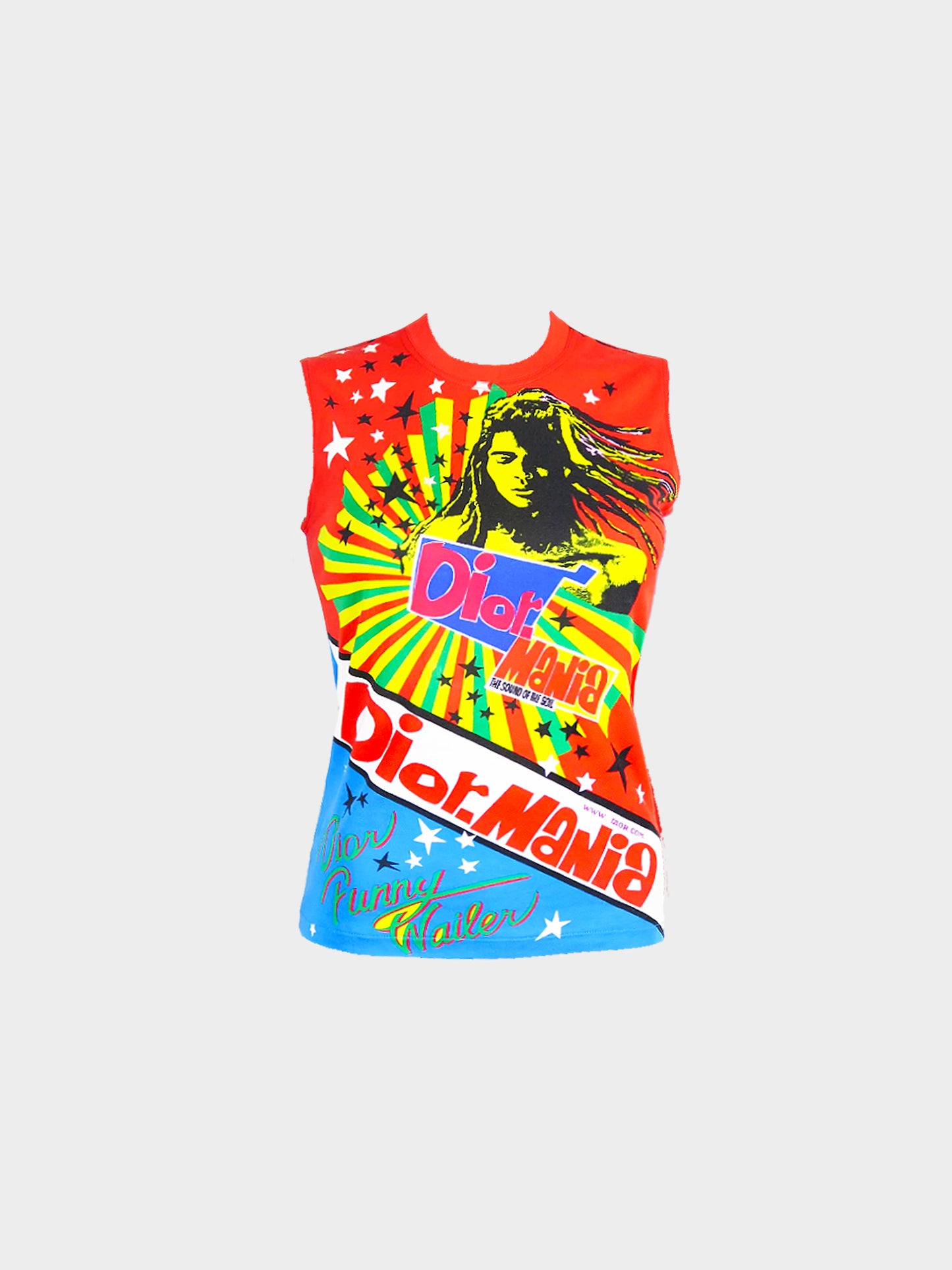 Christian Dior by John Galliano SS 2004 Rasta Mania Tank Top
