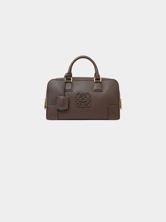 Loewe 2000s Brown Leather Amazona 28 Bag