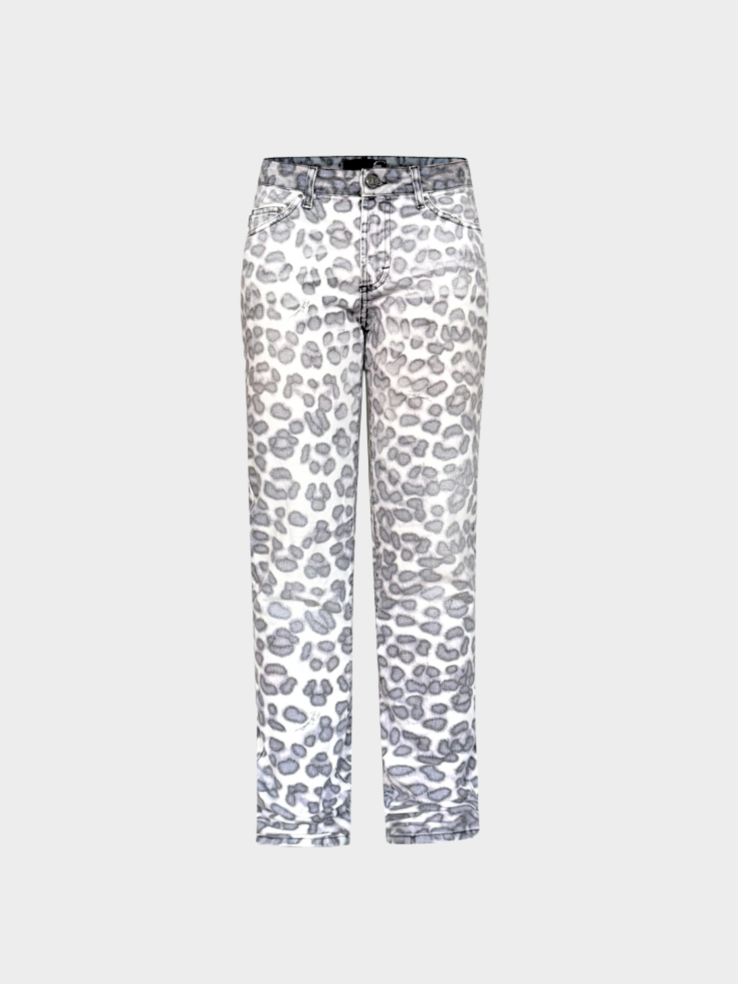 Roberto Cavalli 2000s Leopard Denim Pants