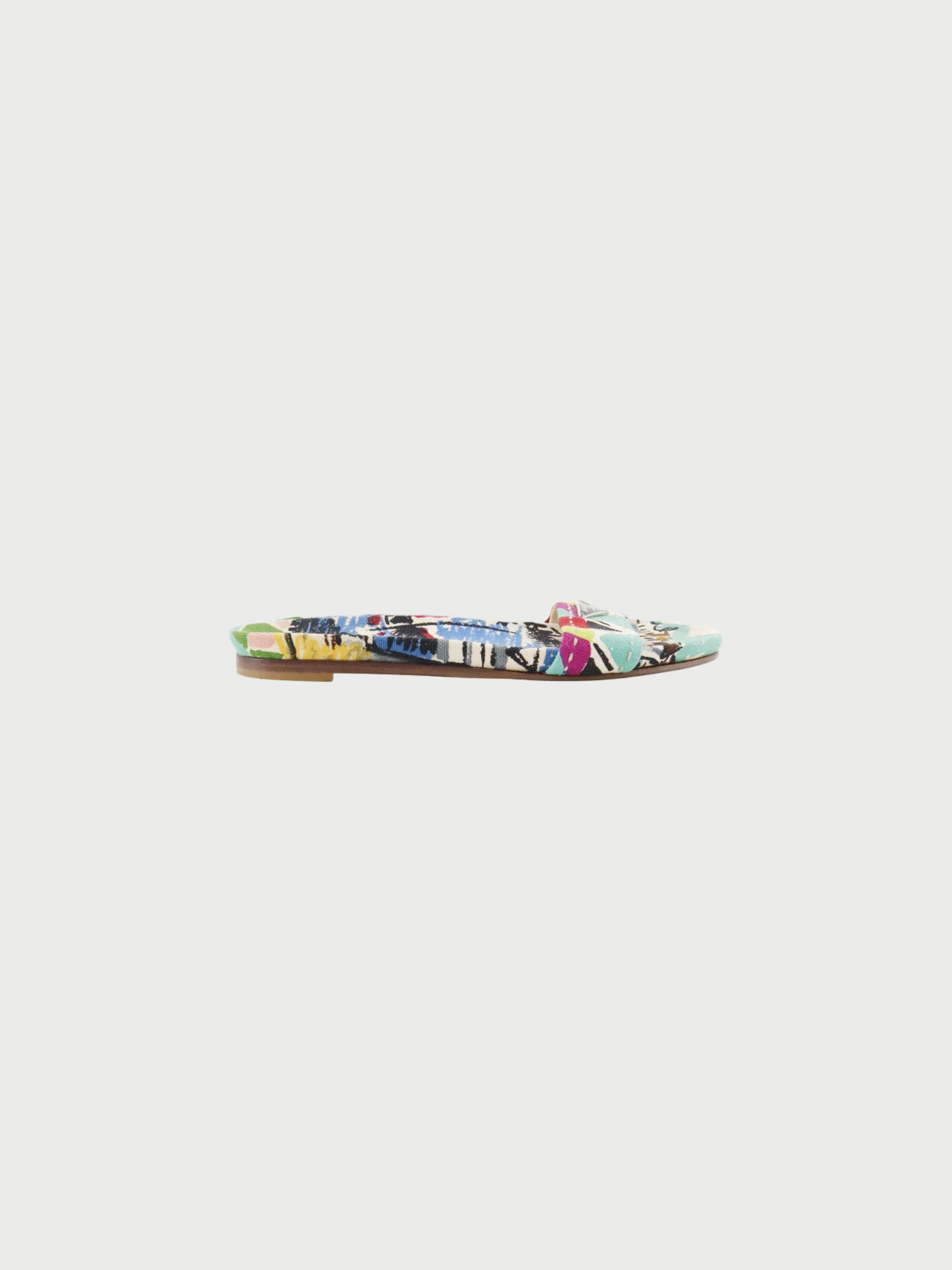 Prada 2000s Multicolor Canvas Sandals