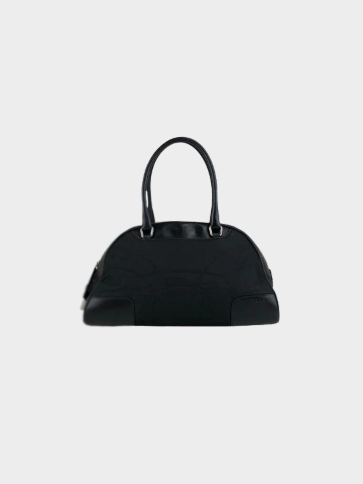 Celine 2007 Beige Macadam Canvas Croc-Embossed Bittersweet Hobo Bag
