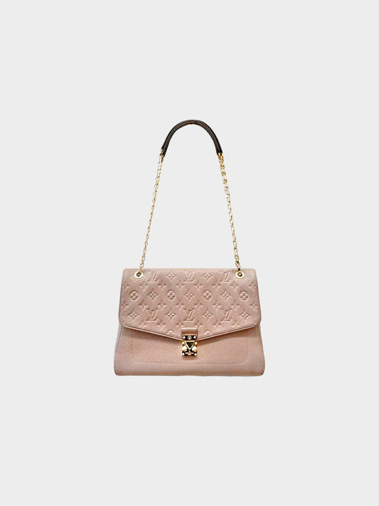 Louis Vuitton 2015 Brown Empreinte Leather St. Germain MM Bag