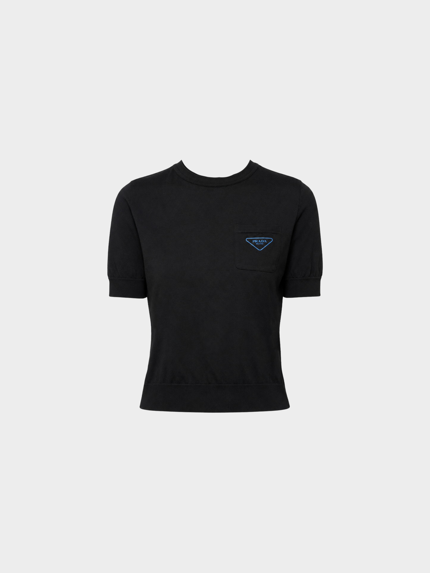 Prada 2000s Black Wool Knit Top