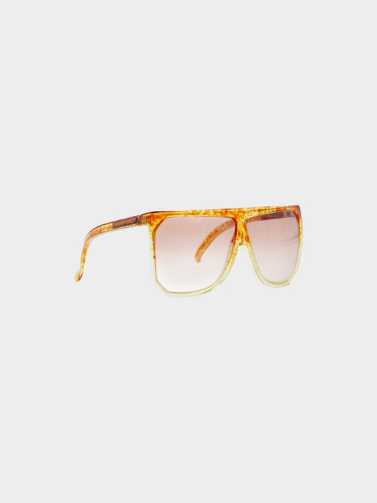 Courrèges 1980s Rare Tortoiseshell Oversized Sunglasses