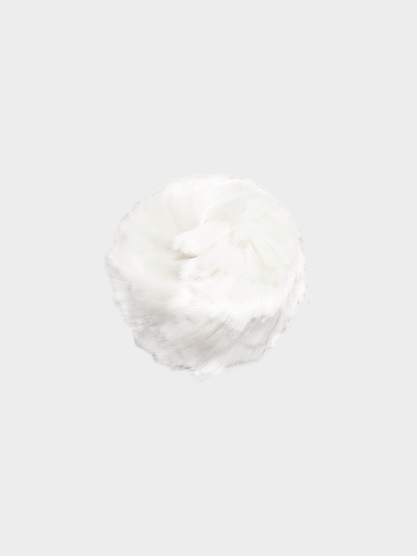 Comme des Garçons 2000s Rare White Faux Fur Hat