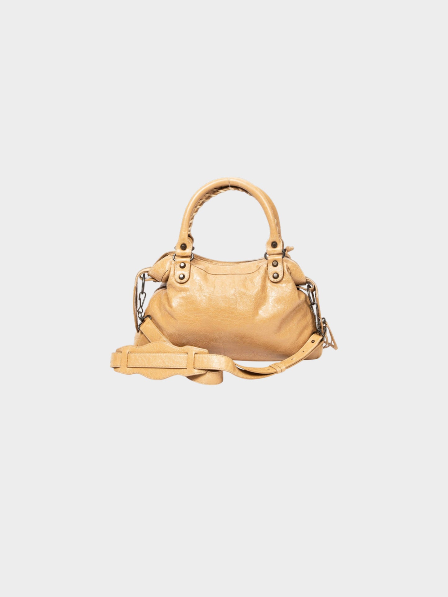 Balenciaga 2000s Beige Calfskin Leather Classic City Bag