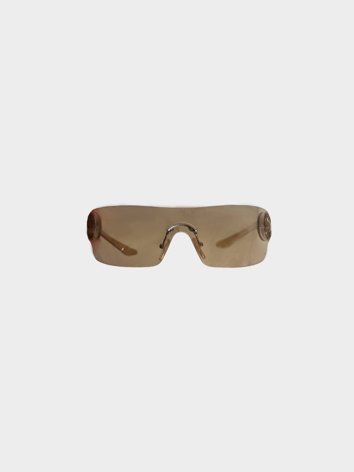 Christian Dior 2000s Gold Schlack 2 Sunglasses