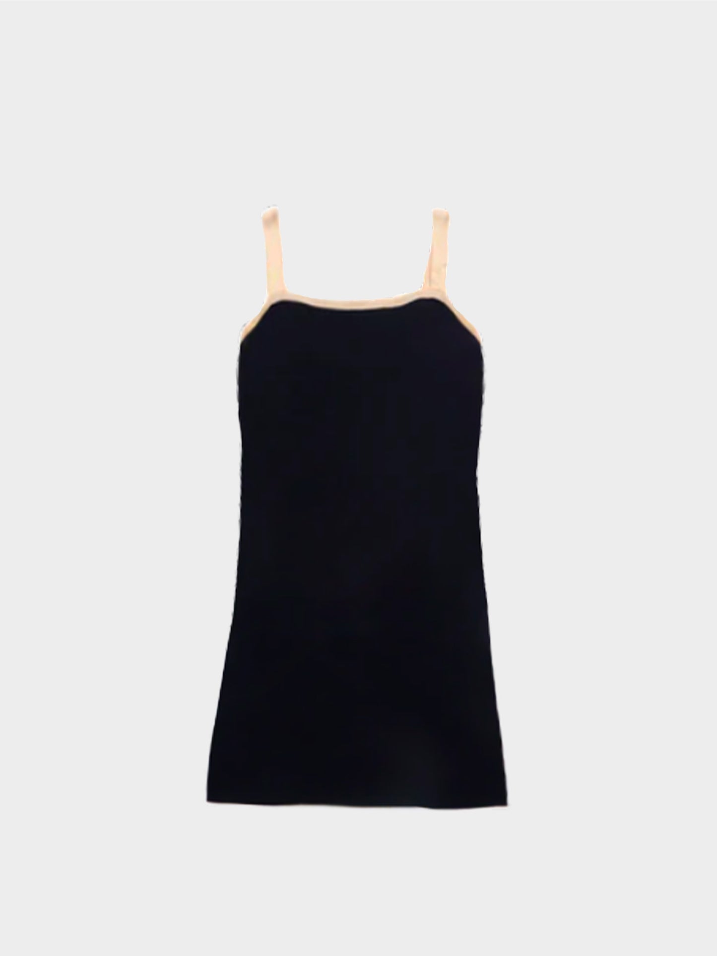Chanel 1990s Black and Beige Cardigan Dress Set
