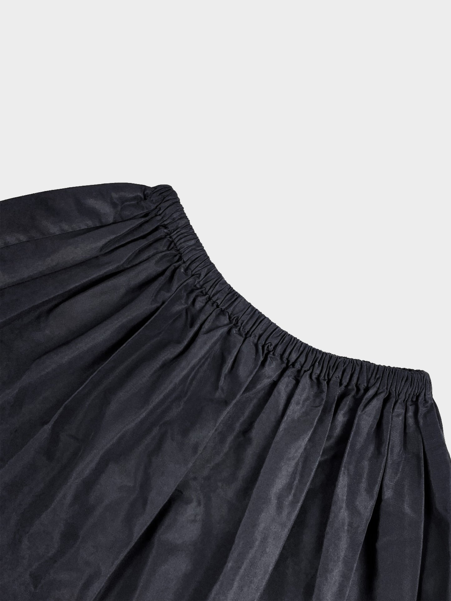Miu Miu 2010s Flared Faille Mini Skirt