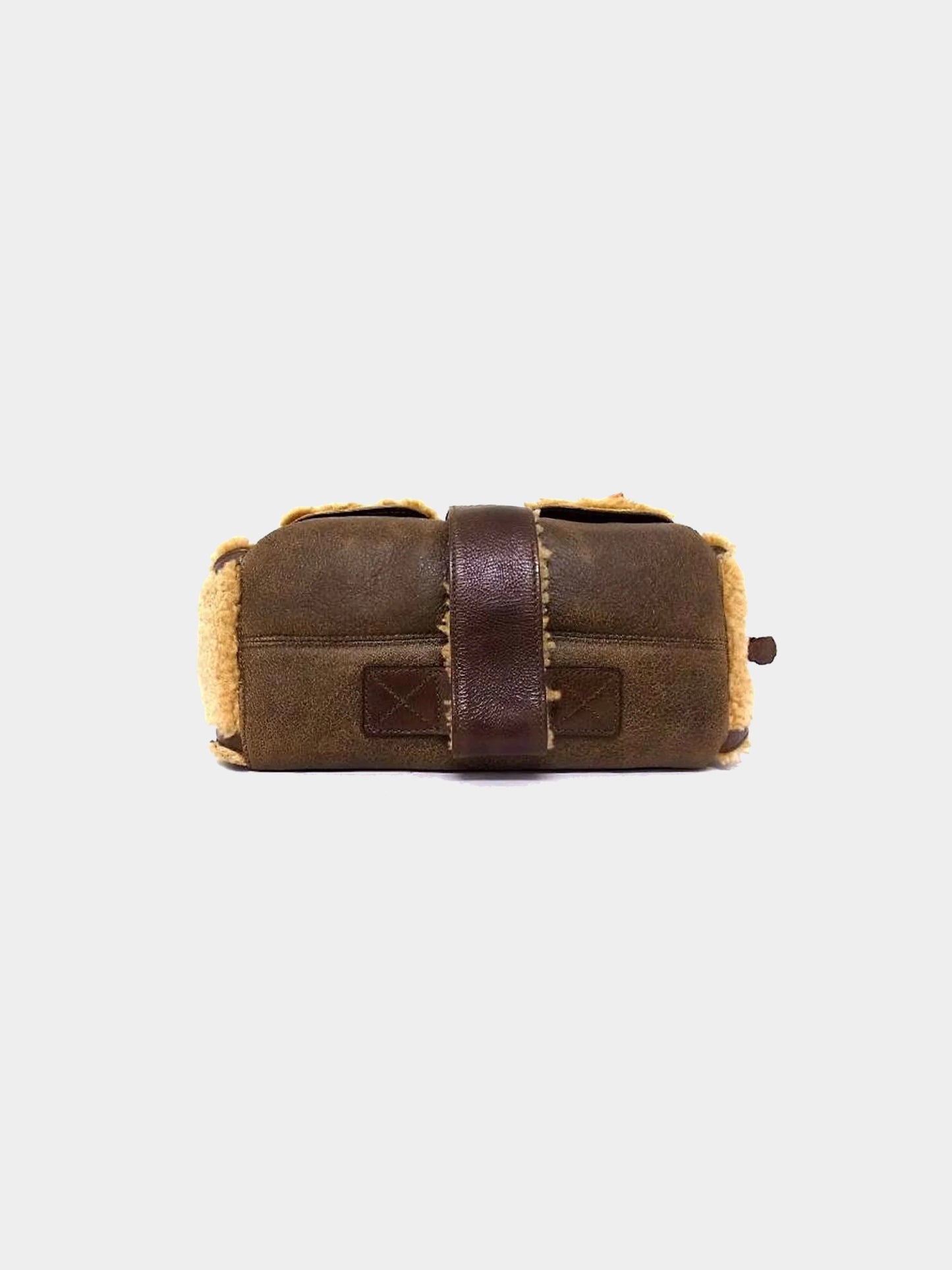 Christian Dior 2002 Fur Flight Brown Bag