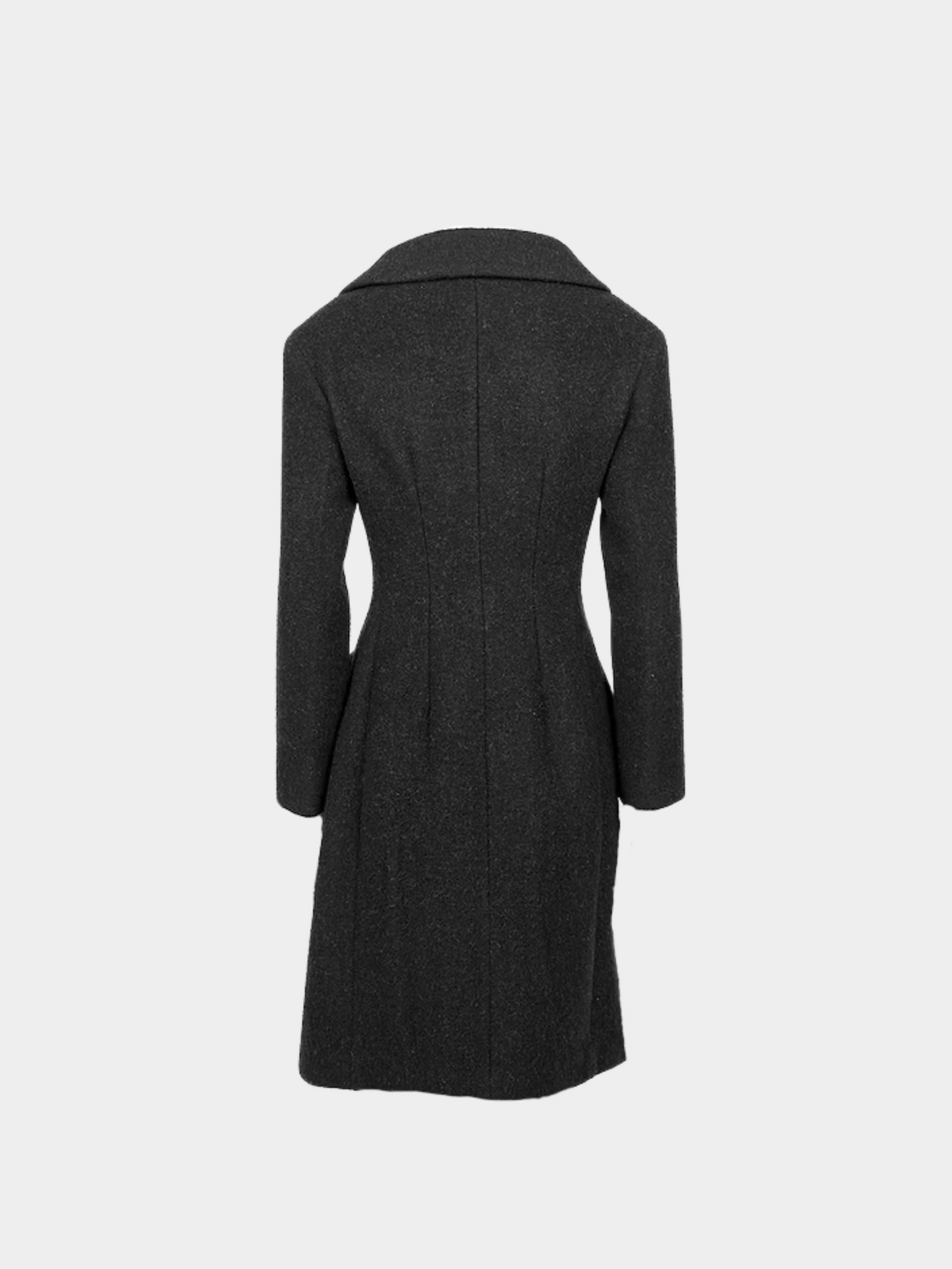 Prada FW 2009 Black Wool Coat
