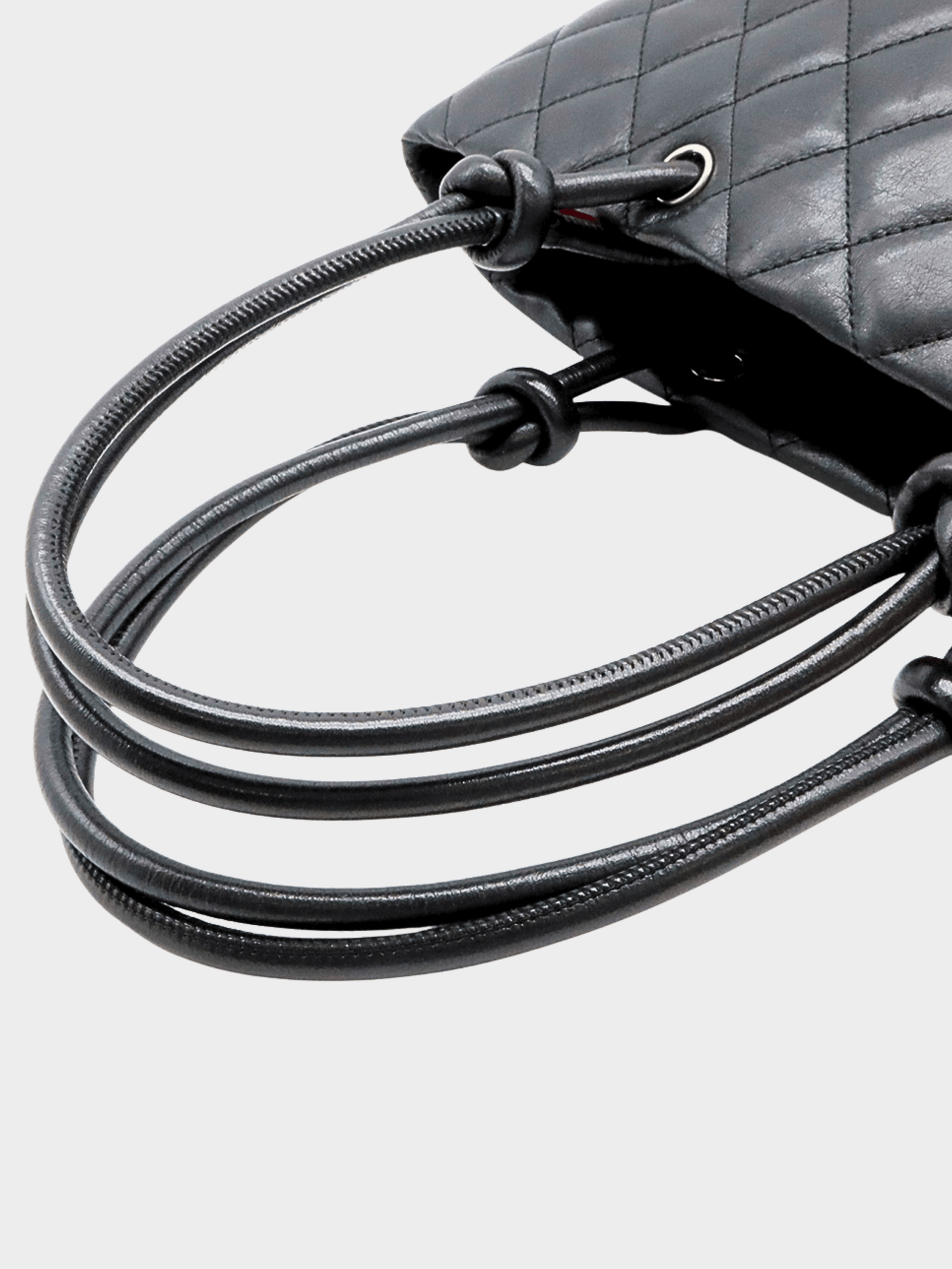 Chanel 2005 Black Cambon Logo Handbag