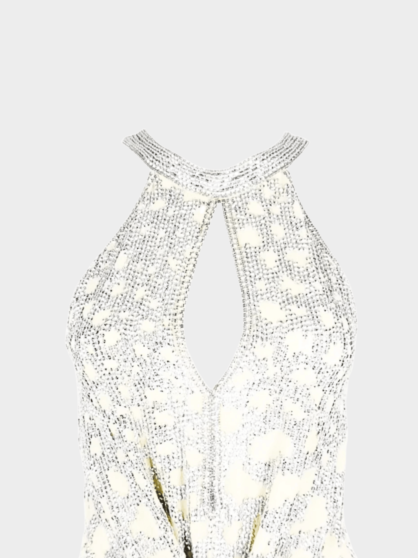 Roberto Cavalli 2007 Beige Embroidered Dress