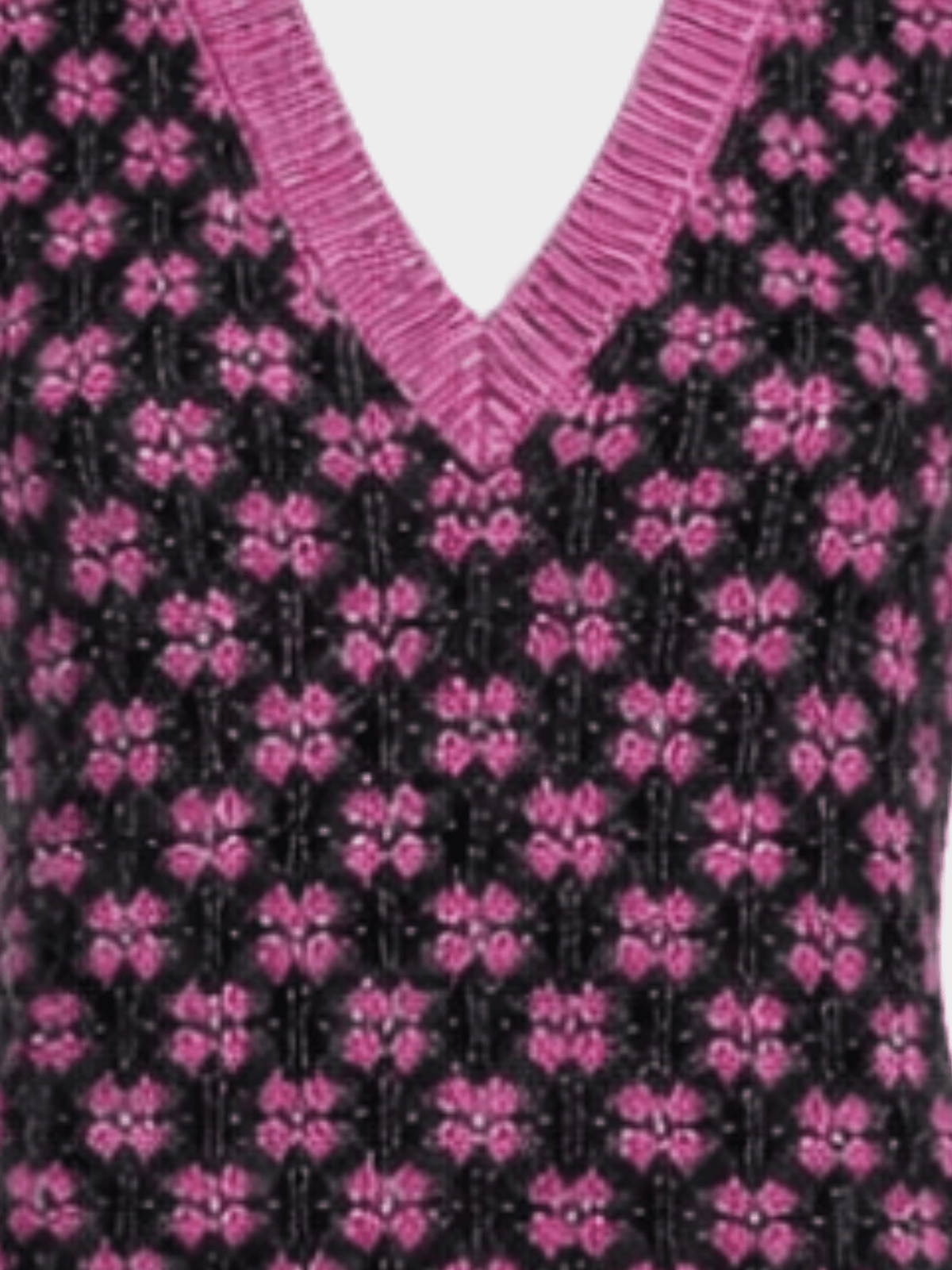 Chanel 2000s Angora Knitted Sweater Vest