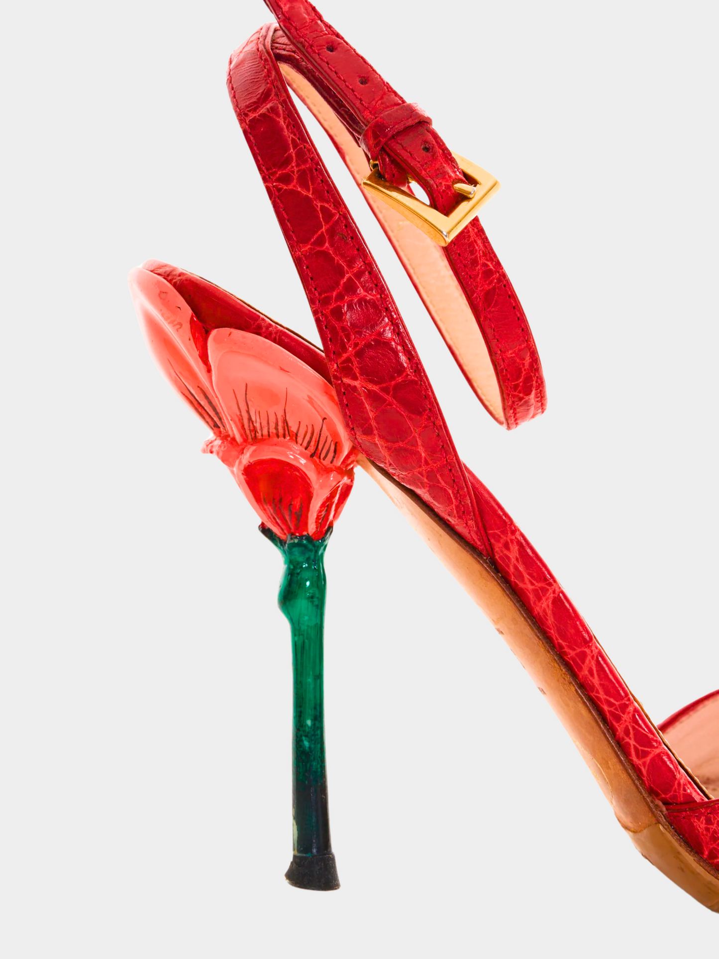Prada 2000s Red Strawberry Cocco Heels