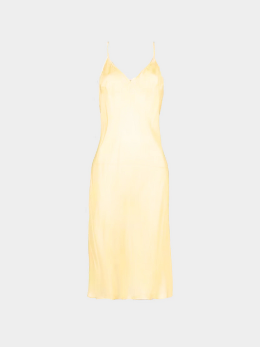 Miu Miu FW 1999 Light Yellow Sheer Dress