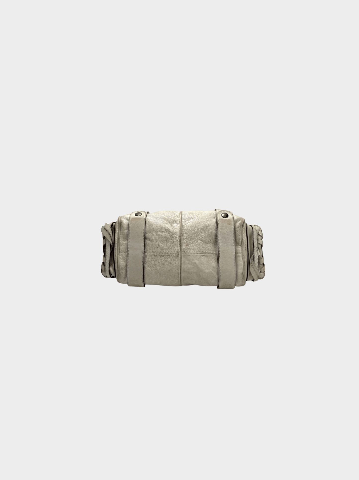 Chloe 2000s Silverado Cream Leather Shoulder Bag