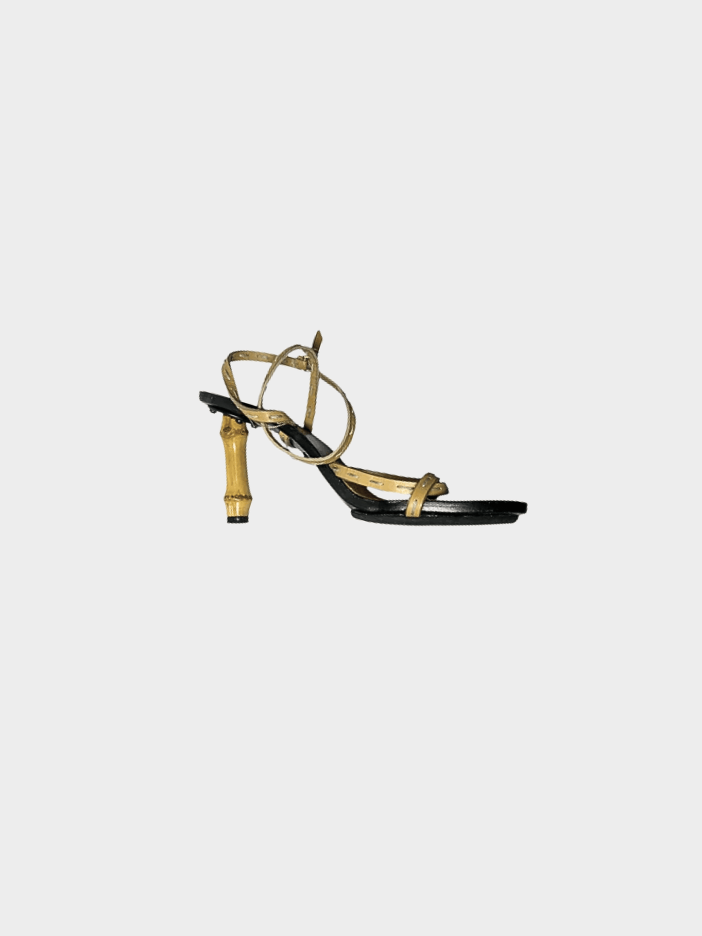 Gucci by Tom Ford SS 2002 Wrap Around Bamboo Heels