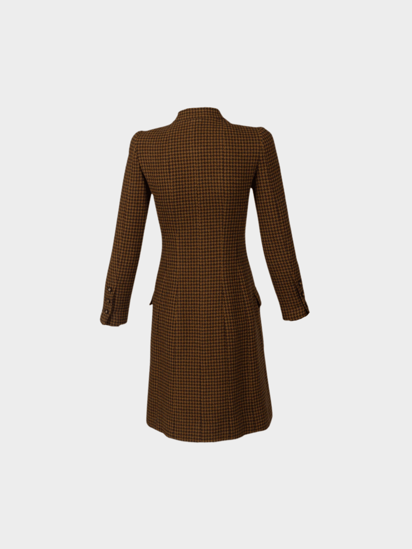 Chanel 1996 Brown Wool Coat Dress