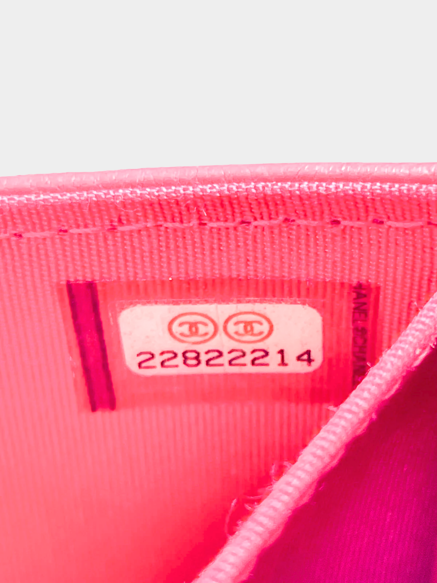 Chanel 2016 Pink CC Wallet