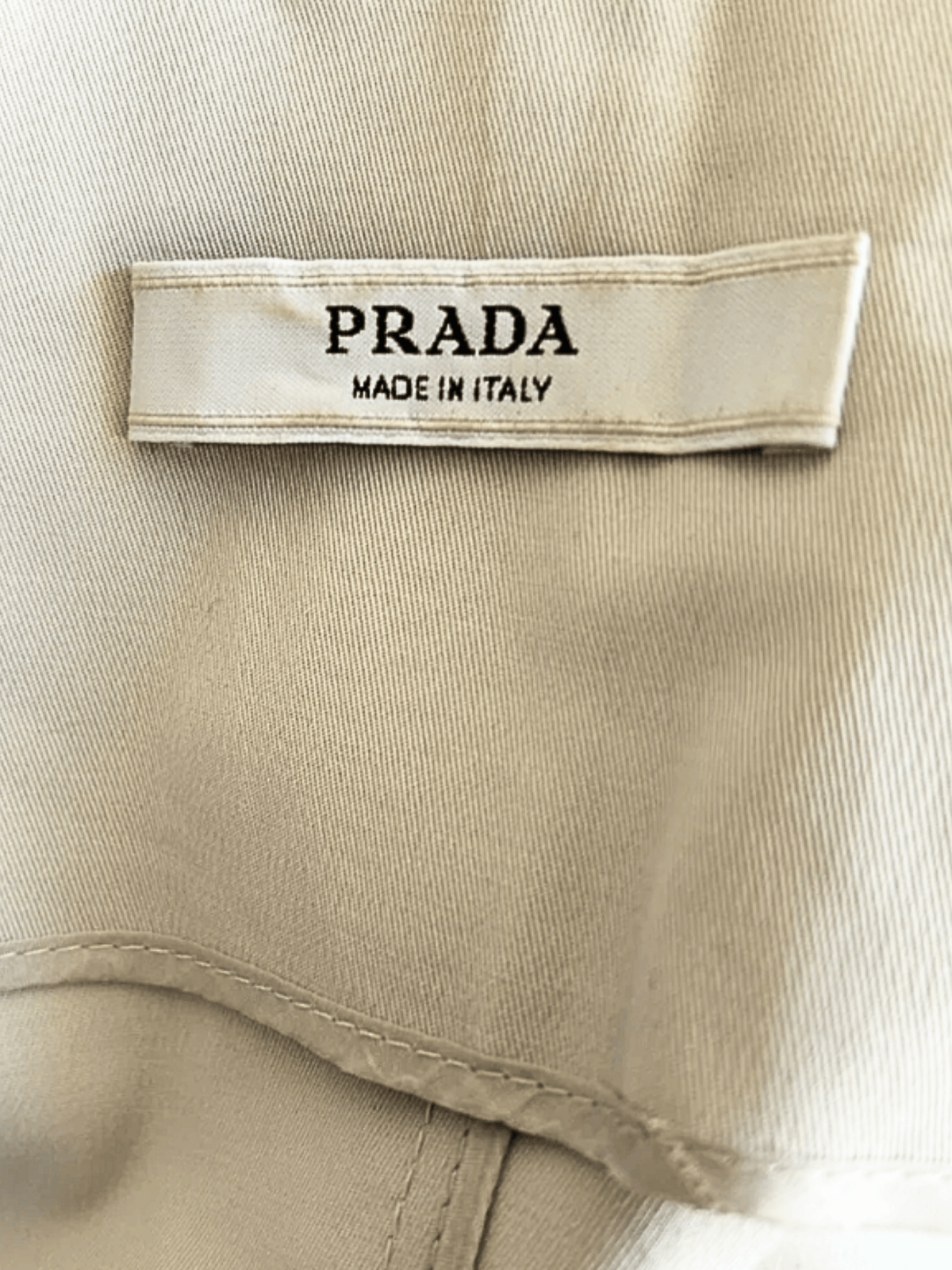 Prada 2000s Beige Suit With Jacket And Slit Skirt