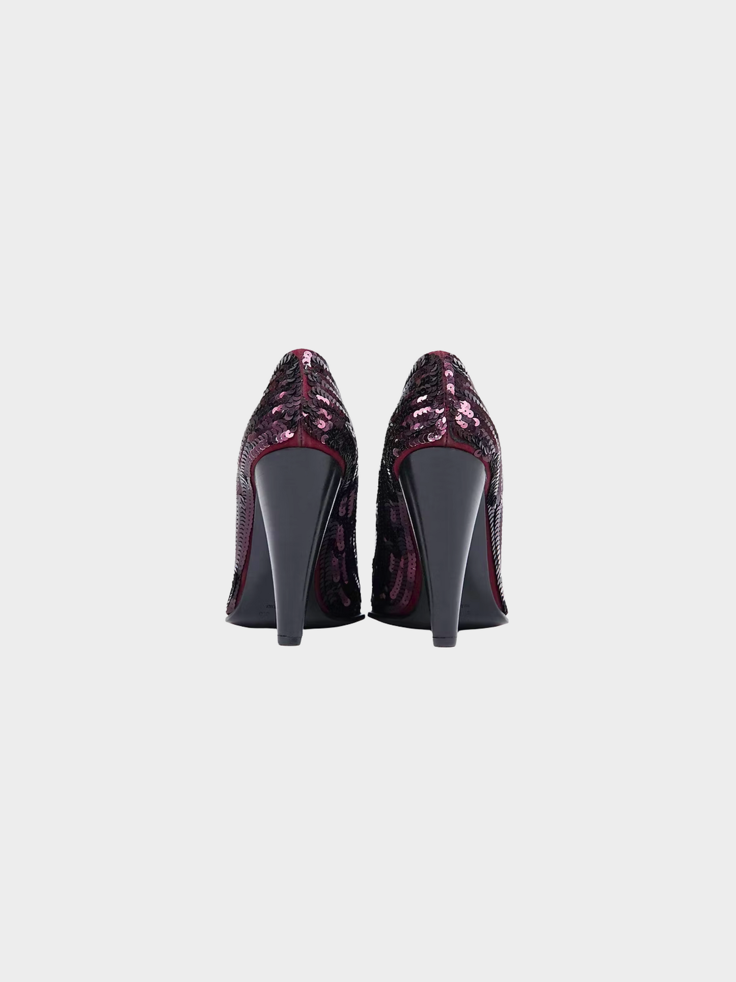 Miu Miu FW 1997 Purple Sequin Heels
