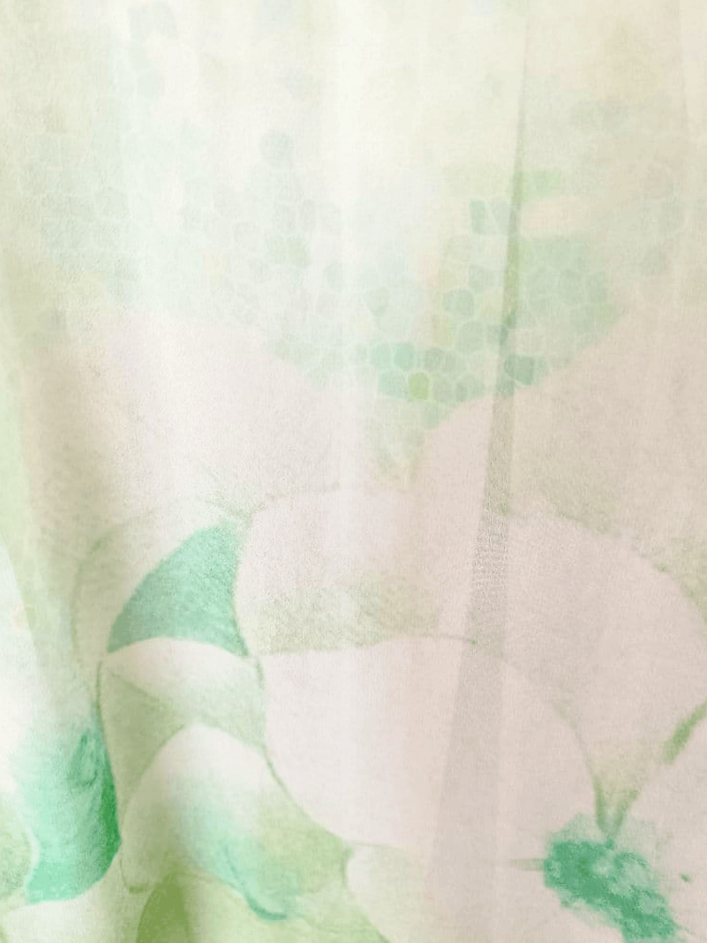 Roberto Cavalli Class 2000s Green Floral Silk Maxi Dress