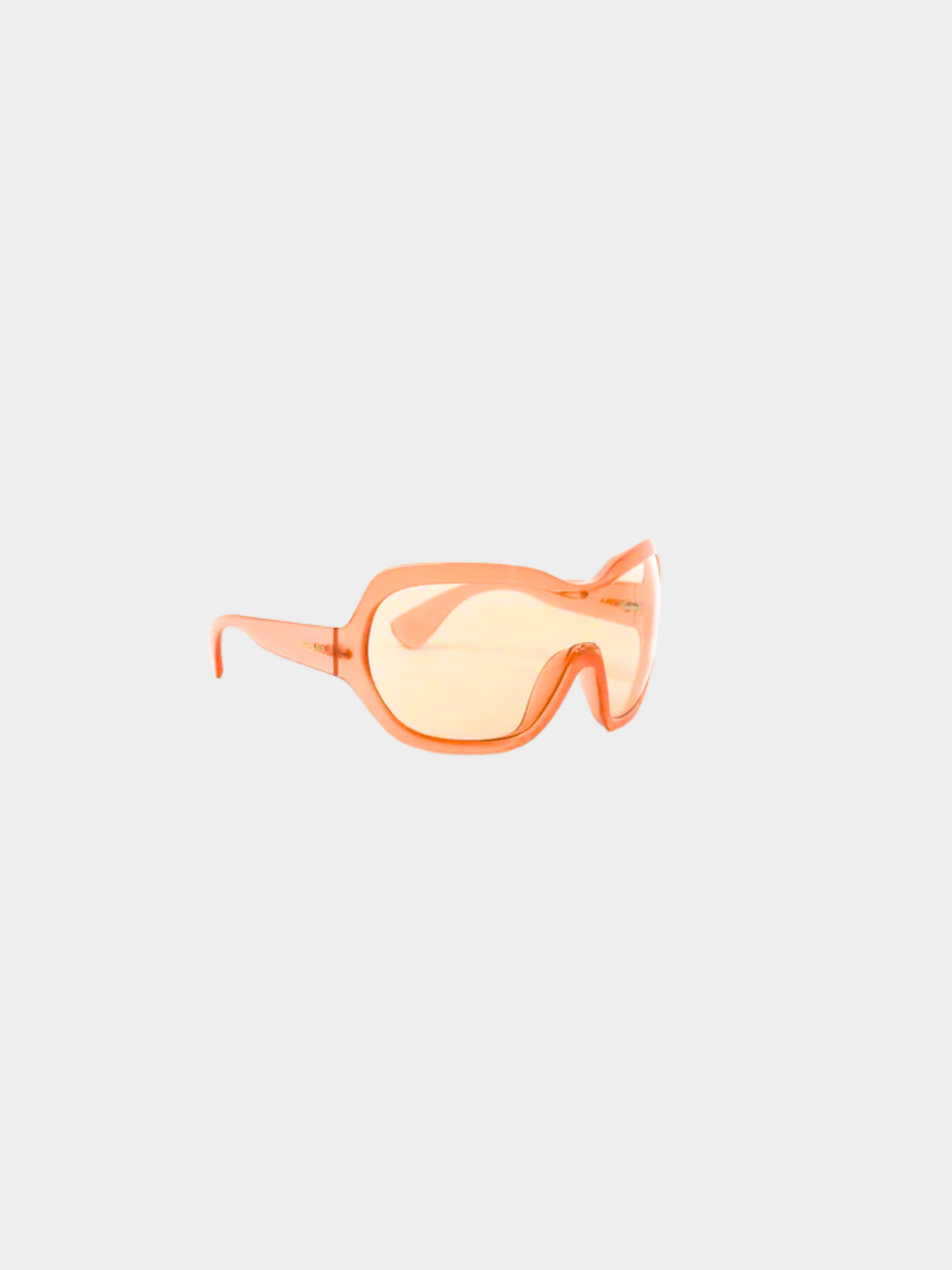 Prada FW 2011 Orange Oversized Sunglasses
