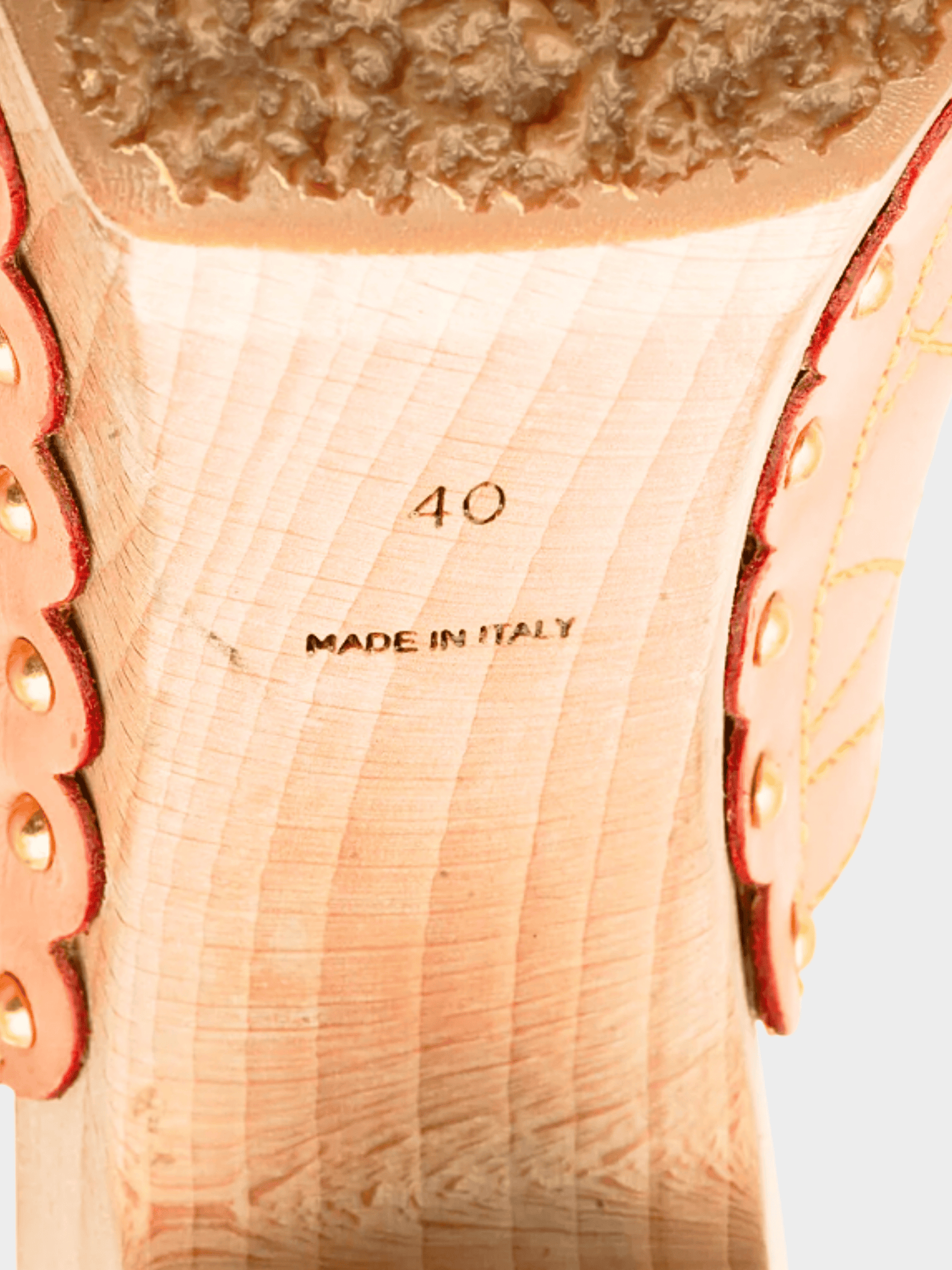Louis Vuitton by Marc Jacobs 2004 Tan Leather Clogs