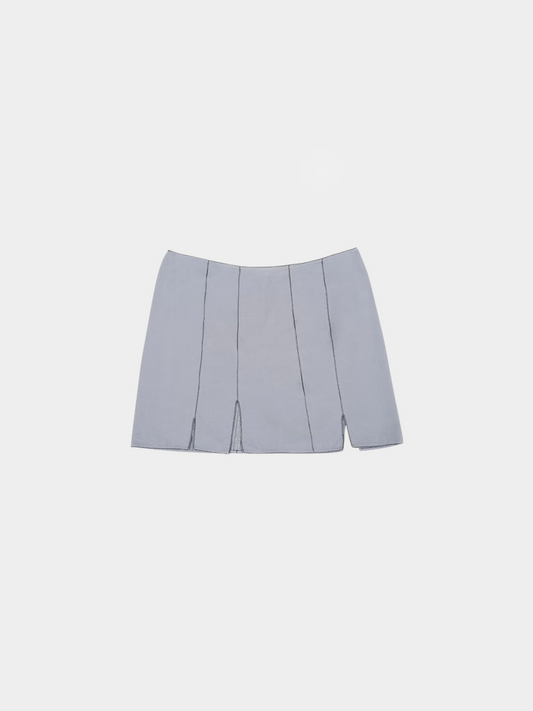 Prada SS 1998 Grey Mini Skirt