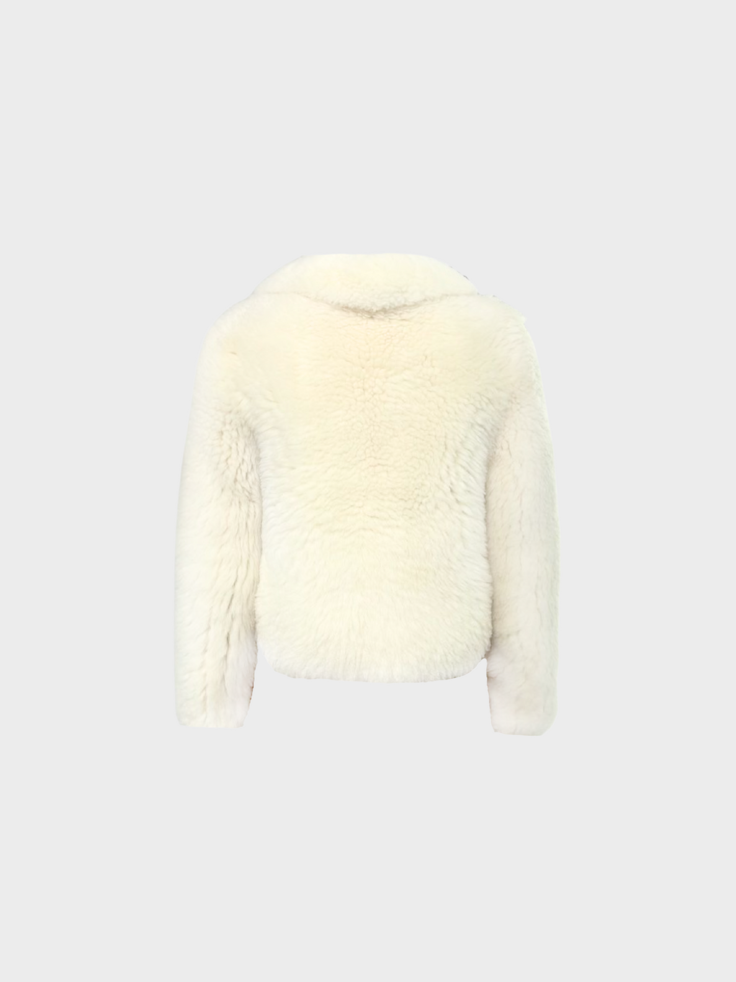 Louis Vuitton 2010s White Fur Jacket