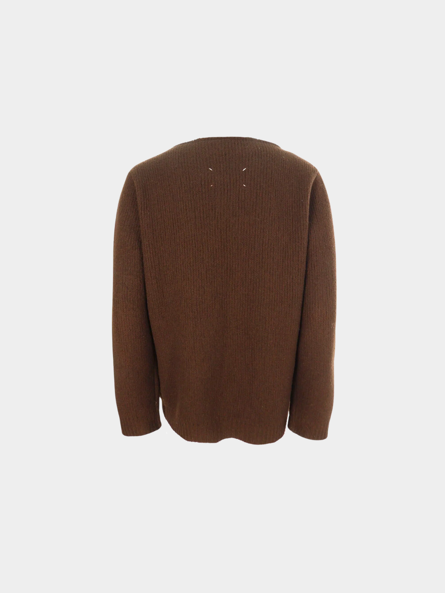 Maison Martin Margiela 2000s Brown Wool Sweater