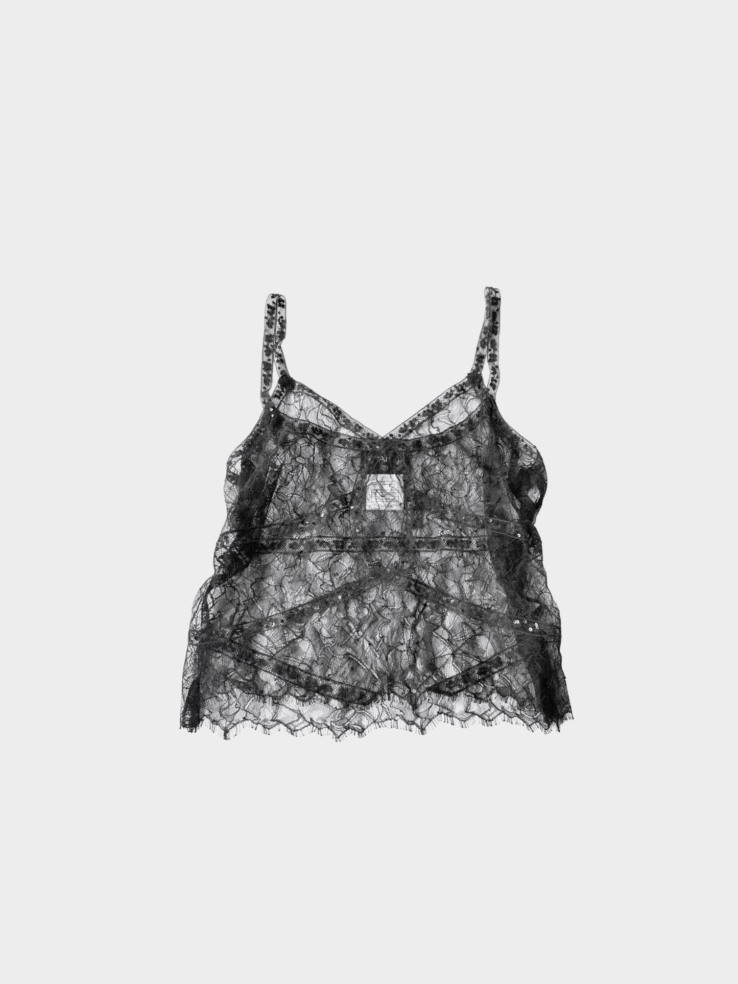 Chanel SS 2000 Black Lace Camisole