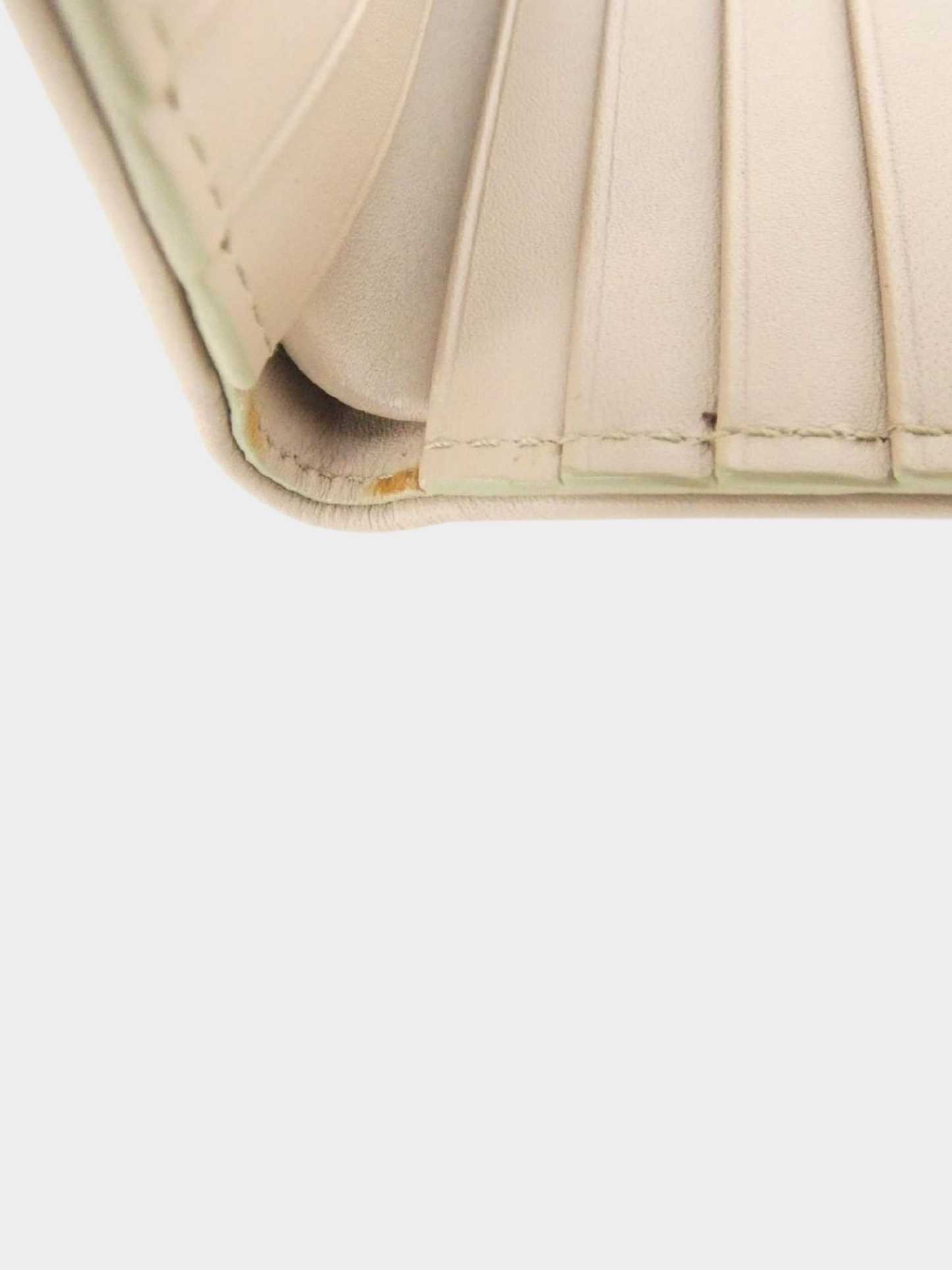 Christian Dior 2005 Beige Monogram Compact Wallet