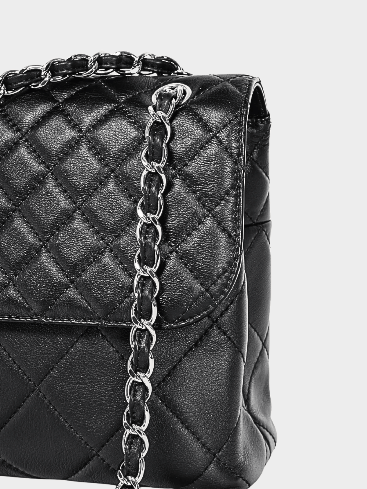 Chanel Cruise 2012 In the Business Flap Noir Leather Quilted Shoulder Bag