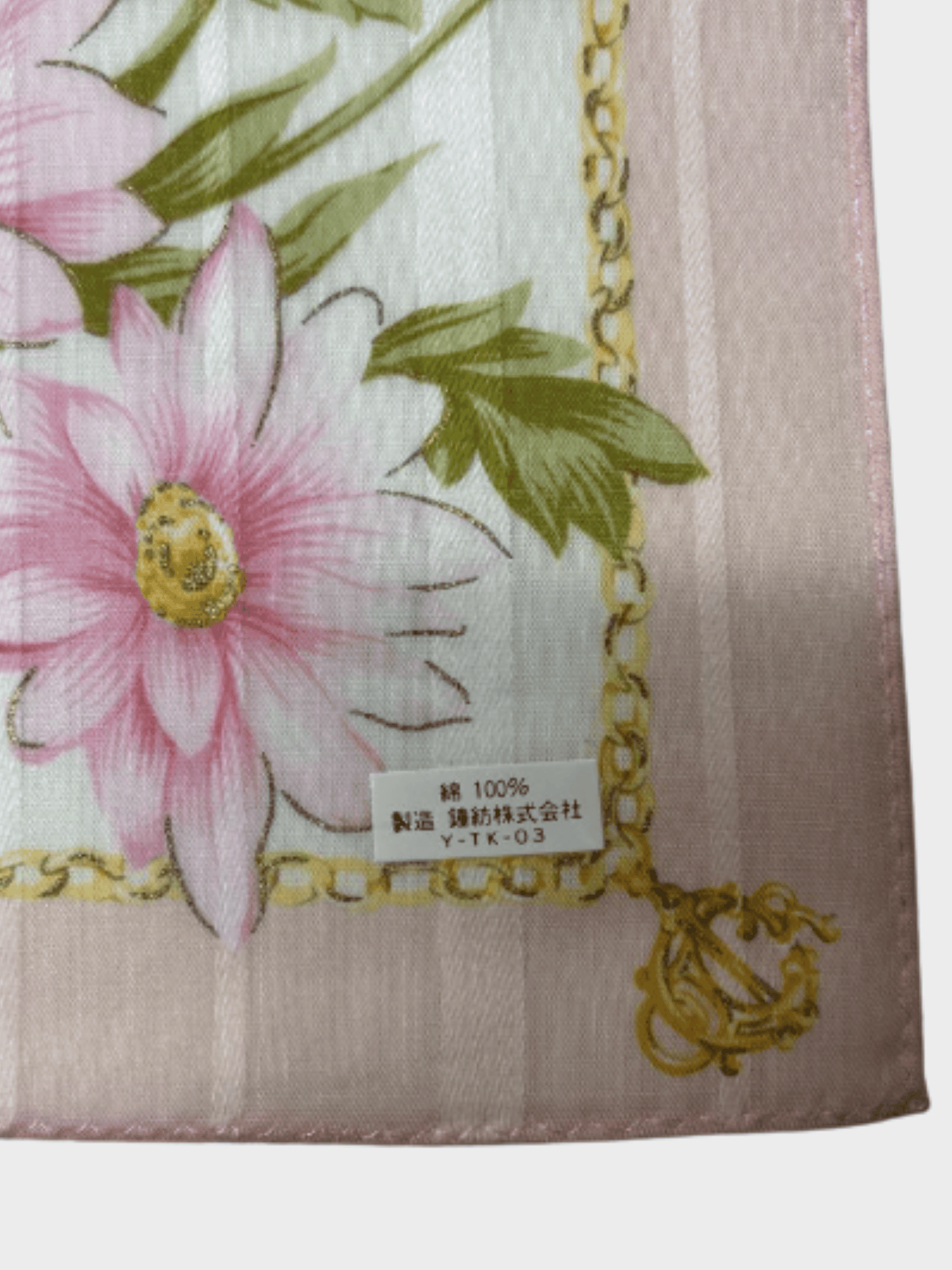 Christian Dior 1990s Silk Floral Handkerchief Scarf