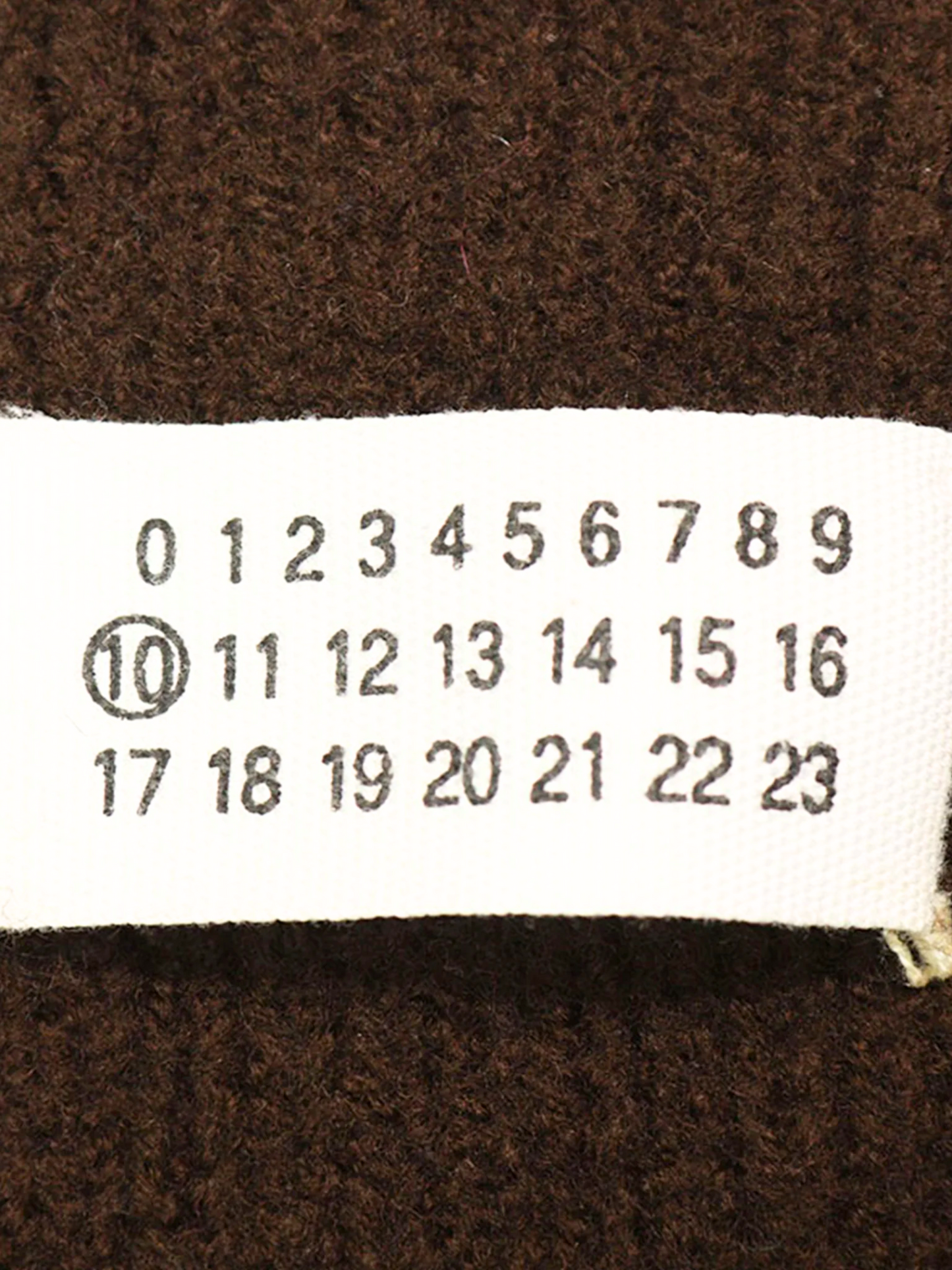 Maison Martin Margiela 2000s Brown Wool Sweater